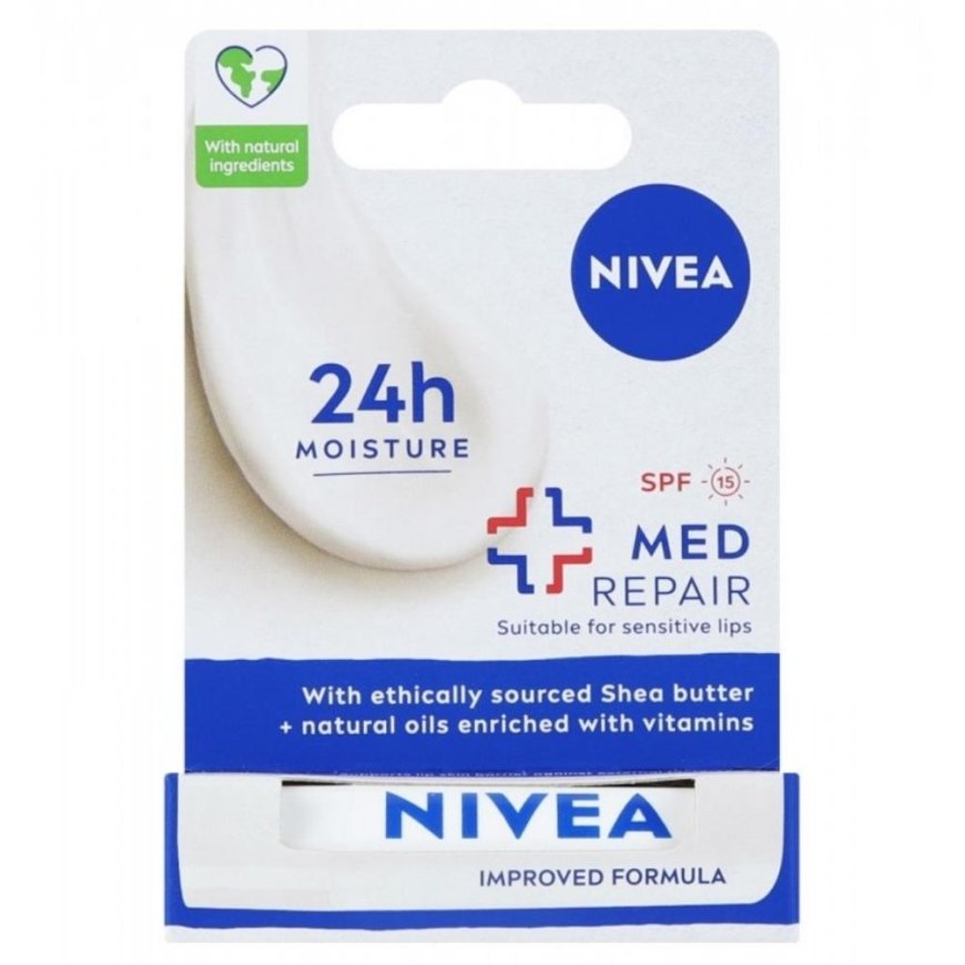 Nivea Med Repair 15SPF 4.8g Dudak Bakım Kremi Kullanıcı Yorumları!